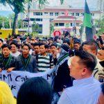 Reza Pahlevi Lubis S Kom Ikut Terima Aksi Ujukrasa HMI di DPRD Medan