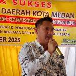 Reza Pahlevi Sosialisasi Perda No 10 /2021 : Kader PP Diminta Ikut Berperan Ciptakan Lingkungan Kondusif