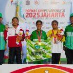 Cabor Atletik Sumbang Medali Emas Pertama Kontingen Sumut di POPNAS 2025