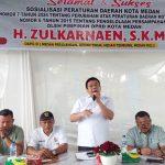 H Zulkarnaen Gelar Sosper, Warga Diminta Bantu Pemko Medan Jaga Kebersihan Cegah Banjir