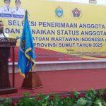 PWI Sumut Gelar Seleksi Penerimaan Anggota Muda dan Kenaikan Status Anggota Biasa