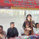 DR Lily MBA Terima Aspirasi Warga, Dorong OPD Pemko Medan Segera Tindaklanjuti