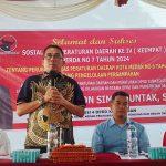 Saat Sosper, Paul MA Simanjuntak Edukasi dan Ajak Warga Jaga Kebersihan Lingkungan