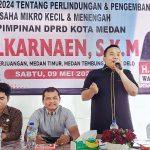 H Zulkarnaen SKM Gelar Sosper, Perintahkan Camat dan Lurah Fasilitasi Pelaku UMKM Dapat Bantuan dan Pembinaan