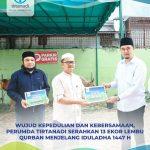 Dirut Perumda Tirtanadi Serahkan 13 Ekor Hewan Sapi Kurban