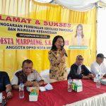 Anggota DPRD Medan, Modesta Marpaung SKM Gelar Sosialisasi Ideologi Pancasila dan Wasbang