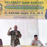 Ketua F Golkar DPRD Medan, El Barino Shah Minta Pendataan Perlinsos Akurat