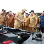 Pastikan Kendaraan Dinas Kondisi Baik dan Tertib Pajak, Bapenda Medan Ikuti Apel Kendaraan