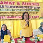 Gelar Sosper Sistem Kesehatan, Modesta Marpaung Komit Dukung Pemko Medan Pelayanan Kesehatan Lebih Baik